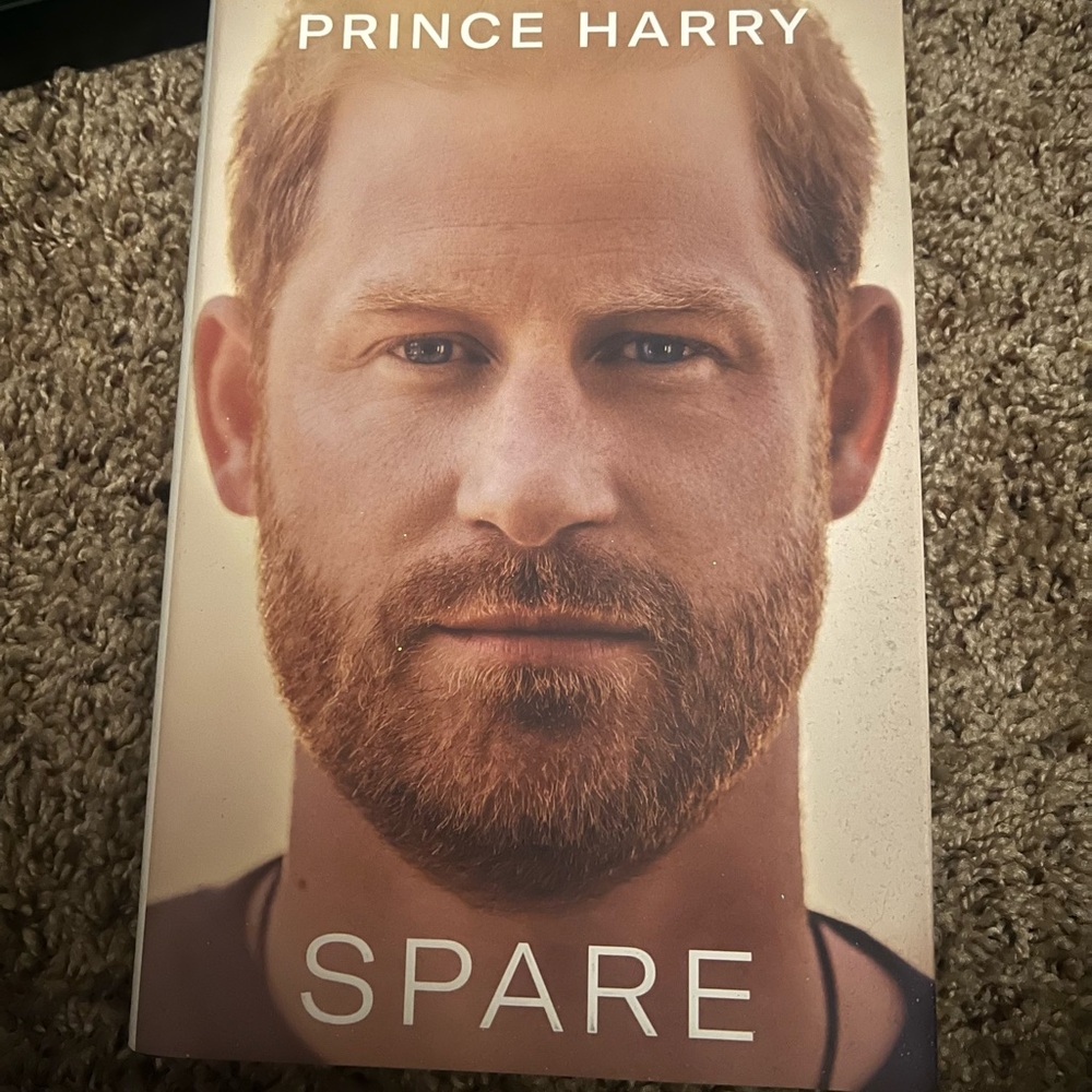 Prince Harry 'Spare' Hardcover Book